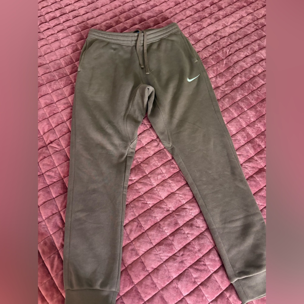 Nike Olive Joggers with Logo